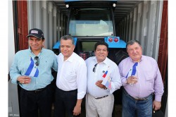 Первая партия тракторов АГРОМАШ прибыла в никарагуанский порт Коринто