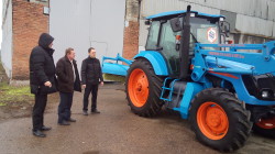 В Краснодарском крае прошла презентация трактора АГРОМАШ 85ТК Метан 